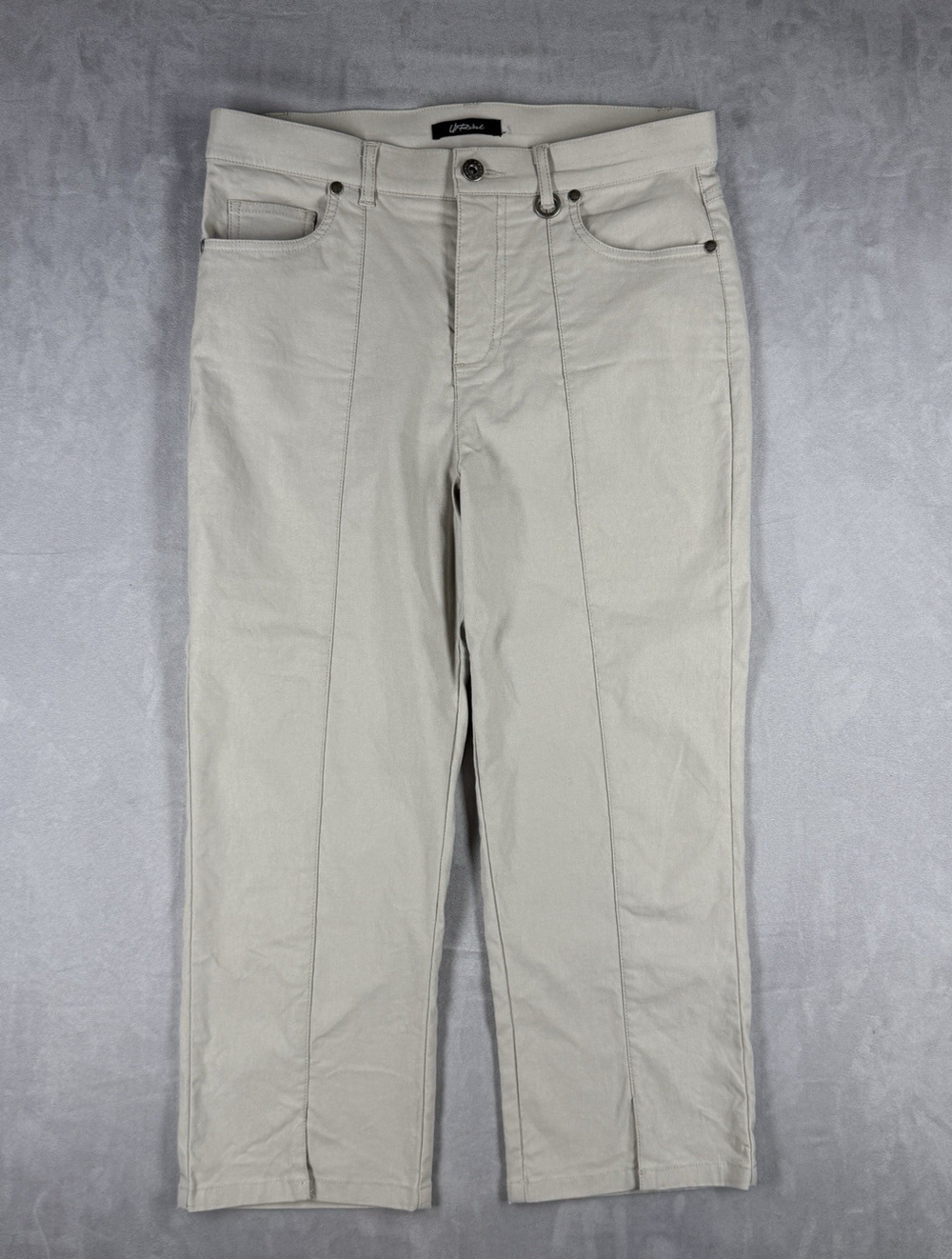 Ur Rebel Women's Size 10 Stone Crop Capri Pants Super Stretch WORN ONCE